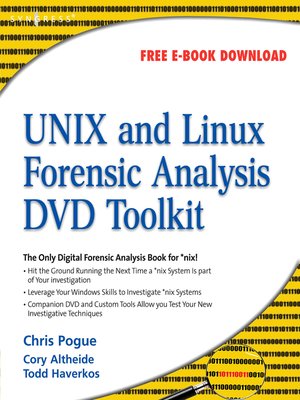 cover image of UNIX and Linux Forensic Analysis DVD Toolkit